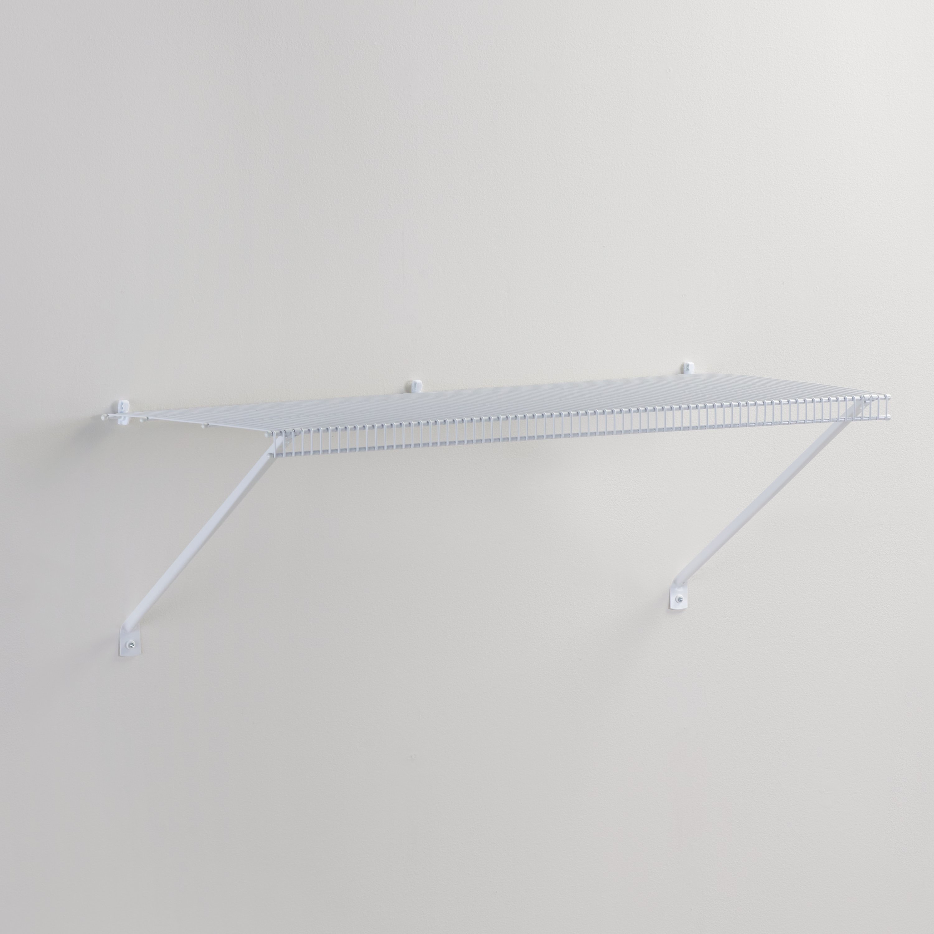 ClosetMaid Shelf and Rod 12-ft x 12-in White Universal Wire Shelf in the Wire  Closet Shelves department at