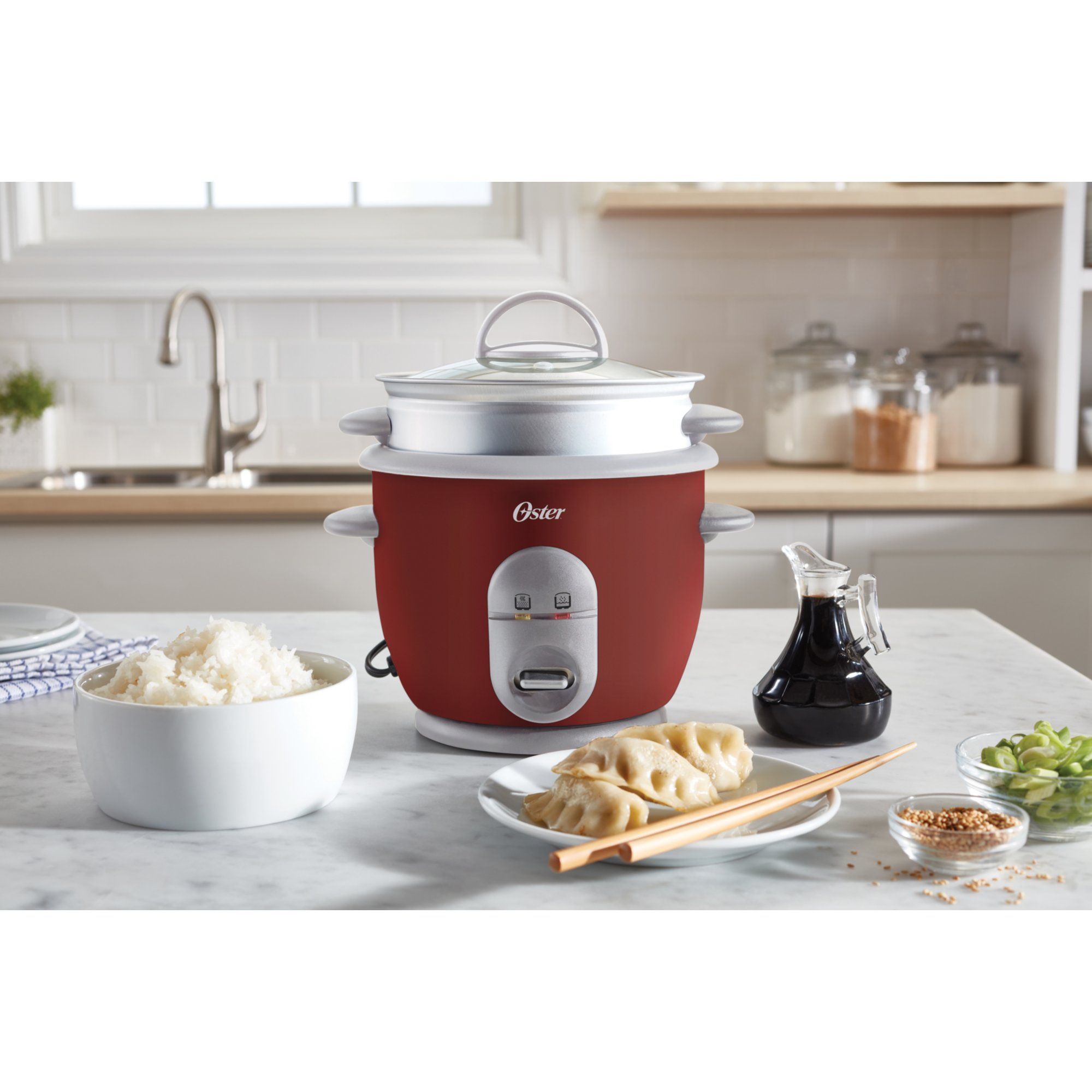 OYAMA Stainless 16-Cup (Cooked) (8-Cup UNCOOKED) Rice Cooker