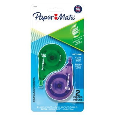 Paper Mate Liquid Paper Dryline Extra-Long Correction Tapes