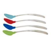 4 pack soft bite infant spoons front view image number 1