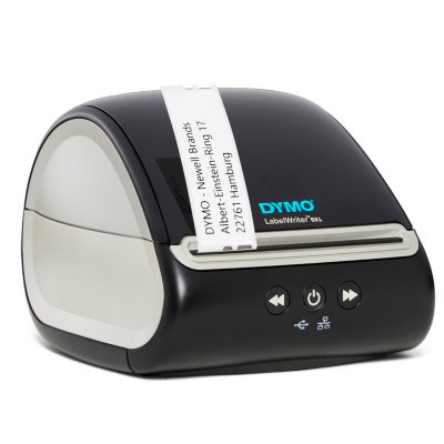 DYMO® LabelWriter™ 5XL, Etikettendrucker für bis zu 53 Etiketten/Minute, USB & Ethernet, 300 dpi. Thermodirekt, für Etiketten bis 102mm Breite