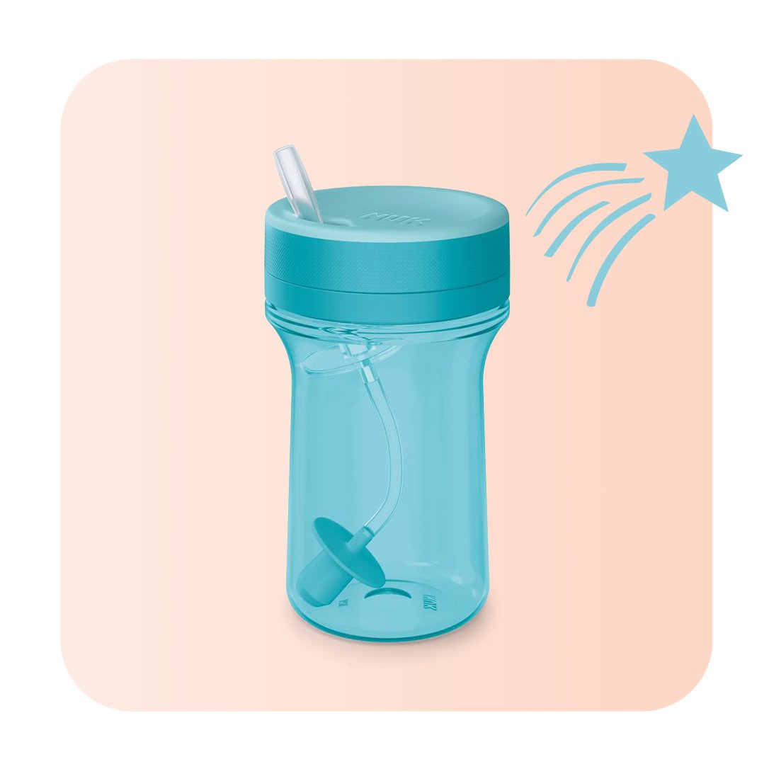 NUK Chameleon Straw Cup Review - Newborn Baby