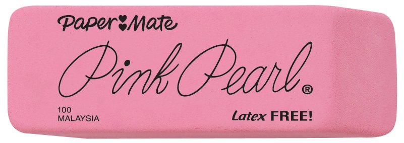 Paper Mate Medium Pink Pearl Erasers