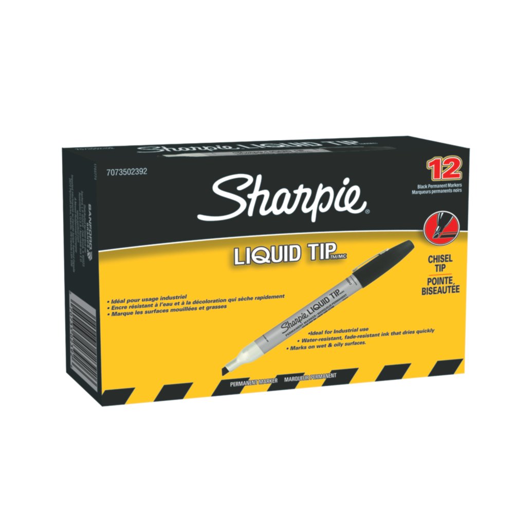  SHARPIE Permanent Markers, Broad, Chisel Tip, Single, Slate  Gray (1927296) : Office Products