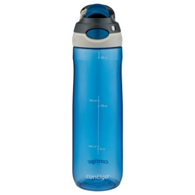 Contigo Water Bottle, Leak-Proof Lid with Autospout, Ashland 2.0, Licorice, 32 Ounce