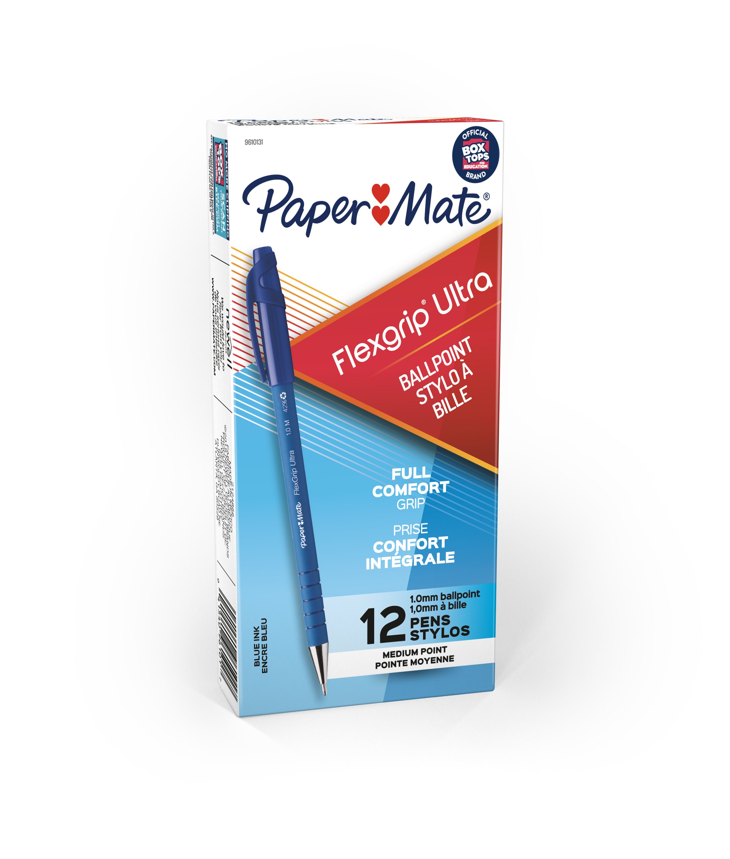 PAPER MATE Penne Flexgrip Ultra Punta 1.0 MM. a Scatto Colore Rosso Conf.  da 12 Pz. -  lo store on line della Cartolibreria  Pegasus