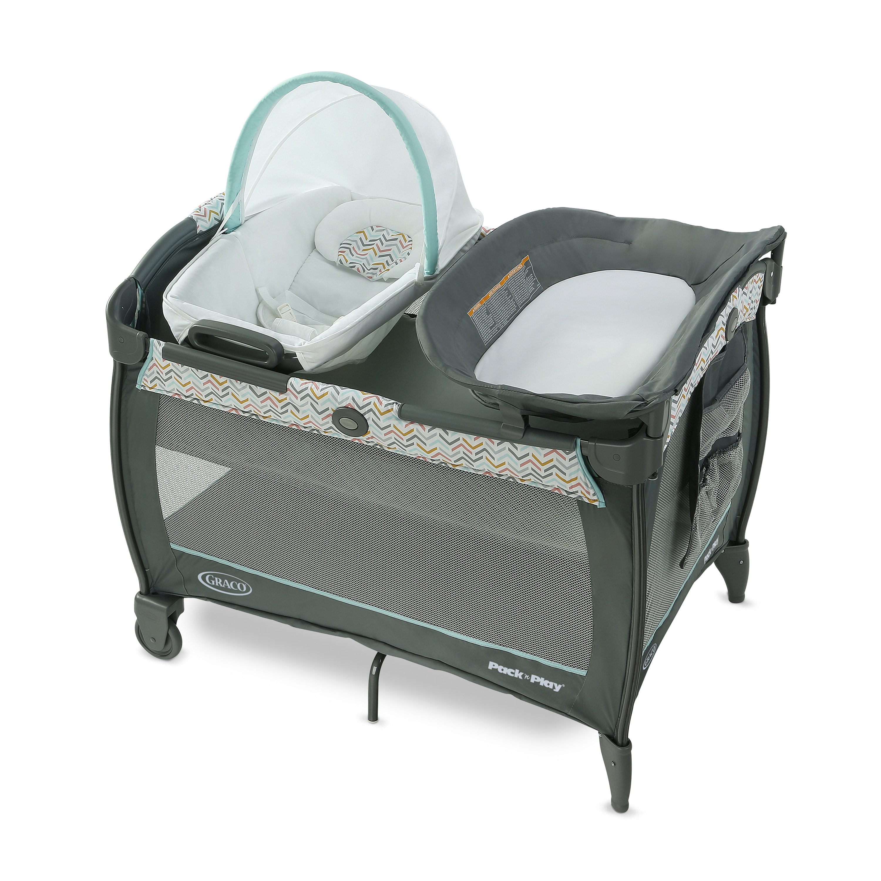 how to fold pack n play with bassinet