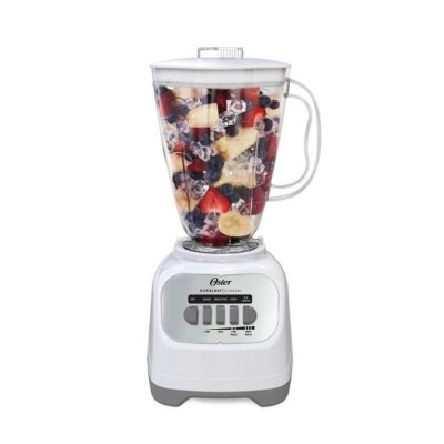 Oster® Easy-to-Use Blender with 5-Speeds and 6-Cup BPA-Free Jar, White