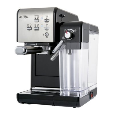  Mr. Coffee Espresso and Cappuccino Machine, Programmable Coffee  Maker with Automatic Milk Frother and 15-Bar Pump, Stainless Steel,Silver:  Semi Automatic Pump Espresso Machines: Home & Kitchen