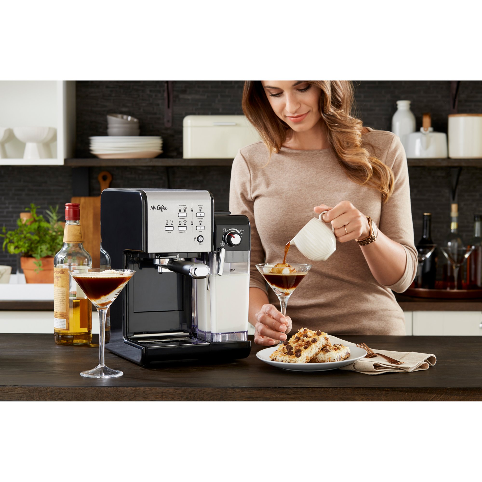 Mr. Coffee® One-Touch CoffeeHouse Espresso and Cappuccino Machine