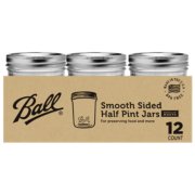 Ball 4 Oz. Regular Mouth Smooth-Sided Silver Lid Canning Jar (12-Count) -  Bliffert Lumber and Hardware