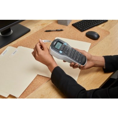DYMO LabelManager 160 Portable Label Maker with 2 D1 Label Tapes