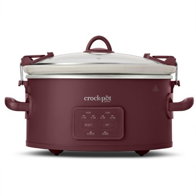 Crock-Pot&reg; 6 Qt. Cook & Carry Programmable Slow Cooker, Lambrusco