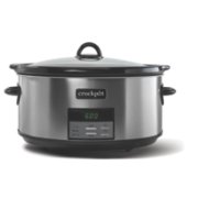 Crock-Pot® Manual 8-Quart Slow Cooker, Stainless Steel