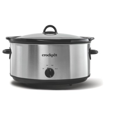 Crockpot™ 8-Quart Slow Cooker, Manual, Stainless Steel