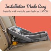Infant car seat base installation image number 3
