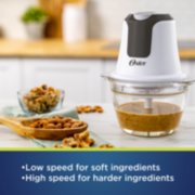 food chopper with low speed for soft ingredients and hard speed for harder ingredients image number 4