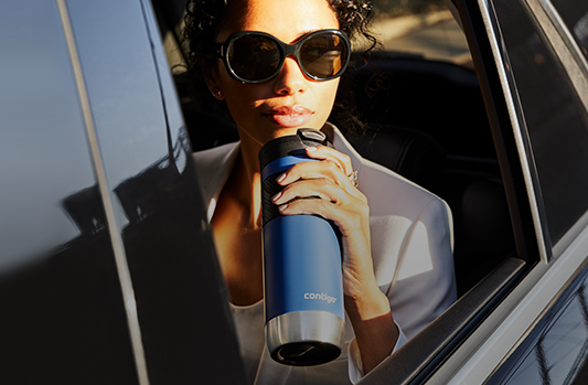 Contigo's AUTOSEAL handled mug keeps drinks warm for five hours or cool for  15 at $17.50