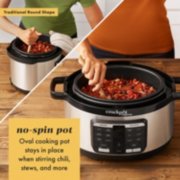 no spin pot oval cooking pot stays in place when stirring chili stews and more image number 5