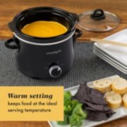 NIB - Crock-Pot 2-QT Round Manual Slow Cooker Black, Model: SCR200-B