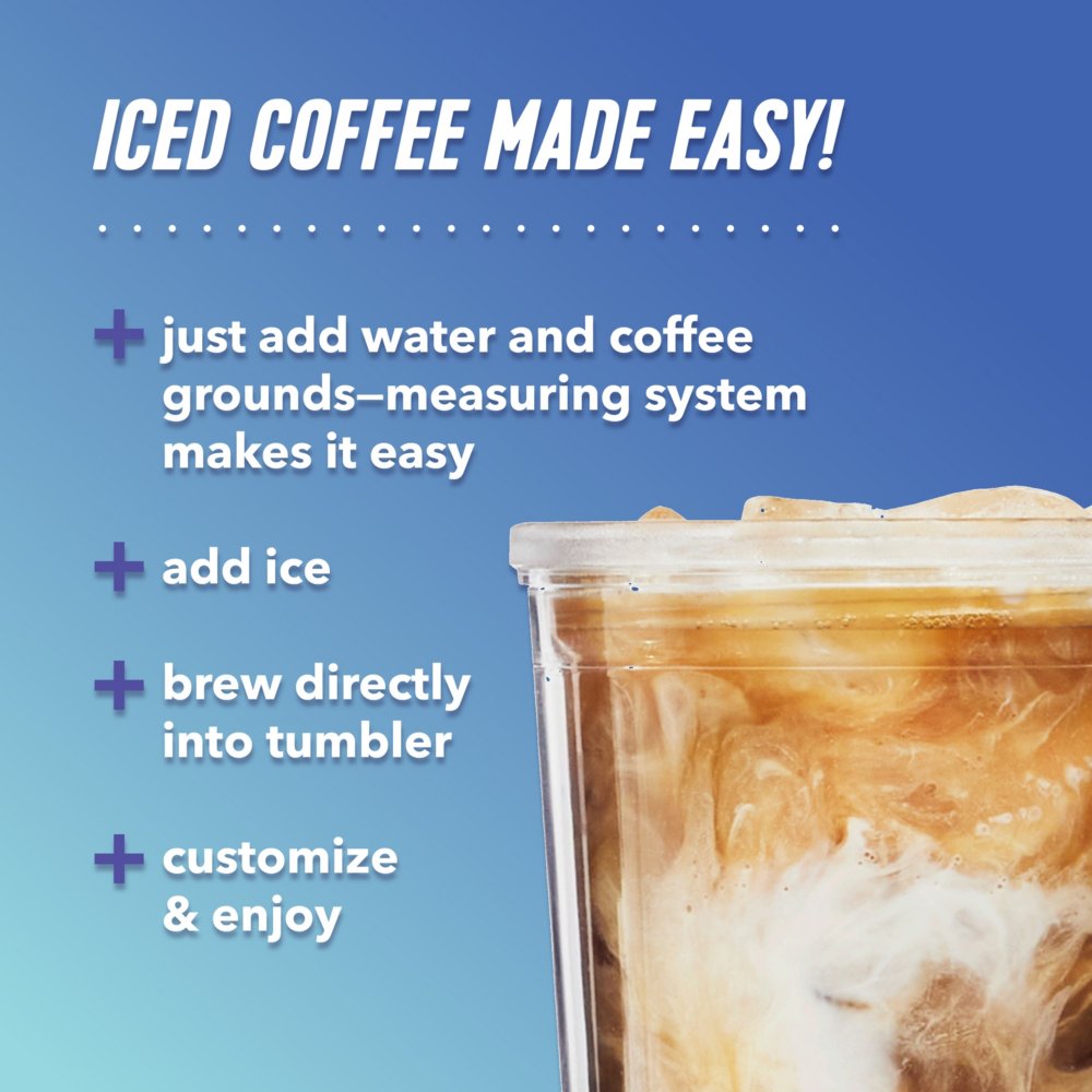 Mr. Coffee® Iced™ Coffee Maker with Reusable Tumbler and Coffee Filter