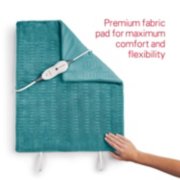 heating pad with premium fabric pad for maximum comfort and flexibility image number 6
