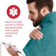 heating pad with heat is clinically proven to relieve pain associated with muscle tension and stress image number 7