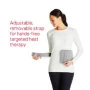 adjustable removable strap for hands free targeted heat therapy image number 9