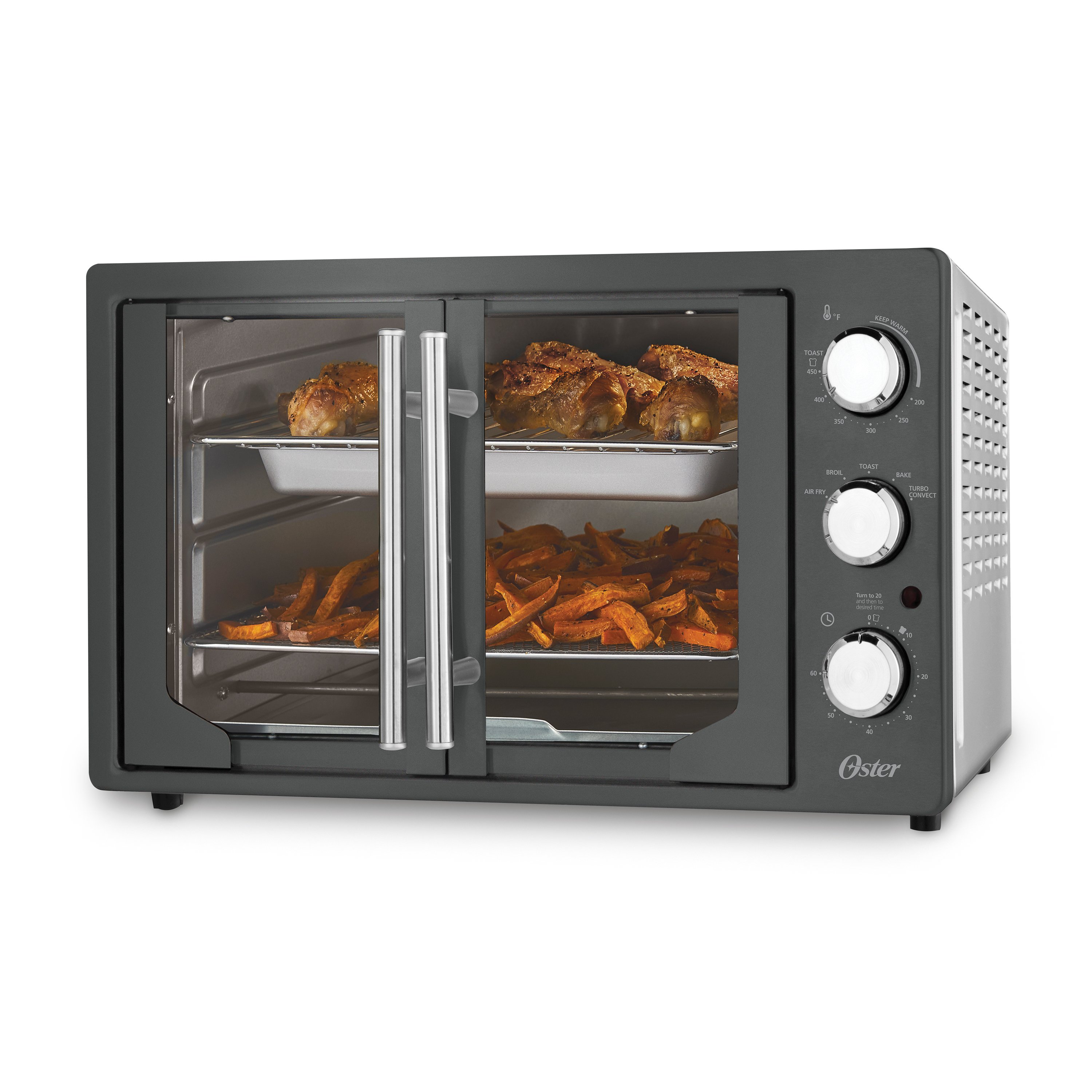 Elite 12 Slice French Door Convection Toaster Oven w/ Rotissserie