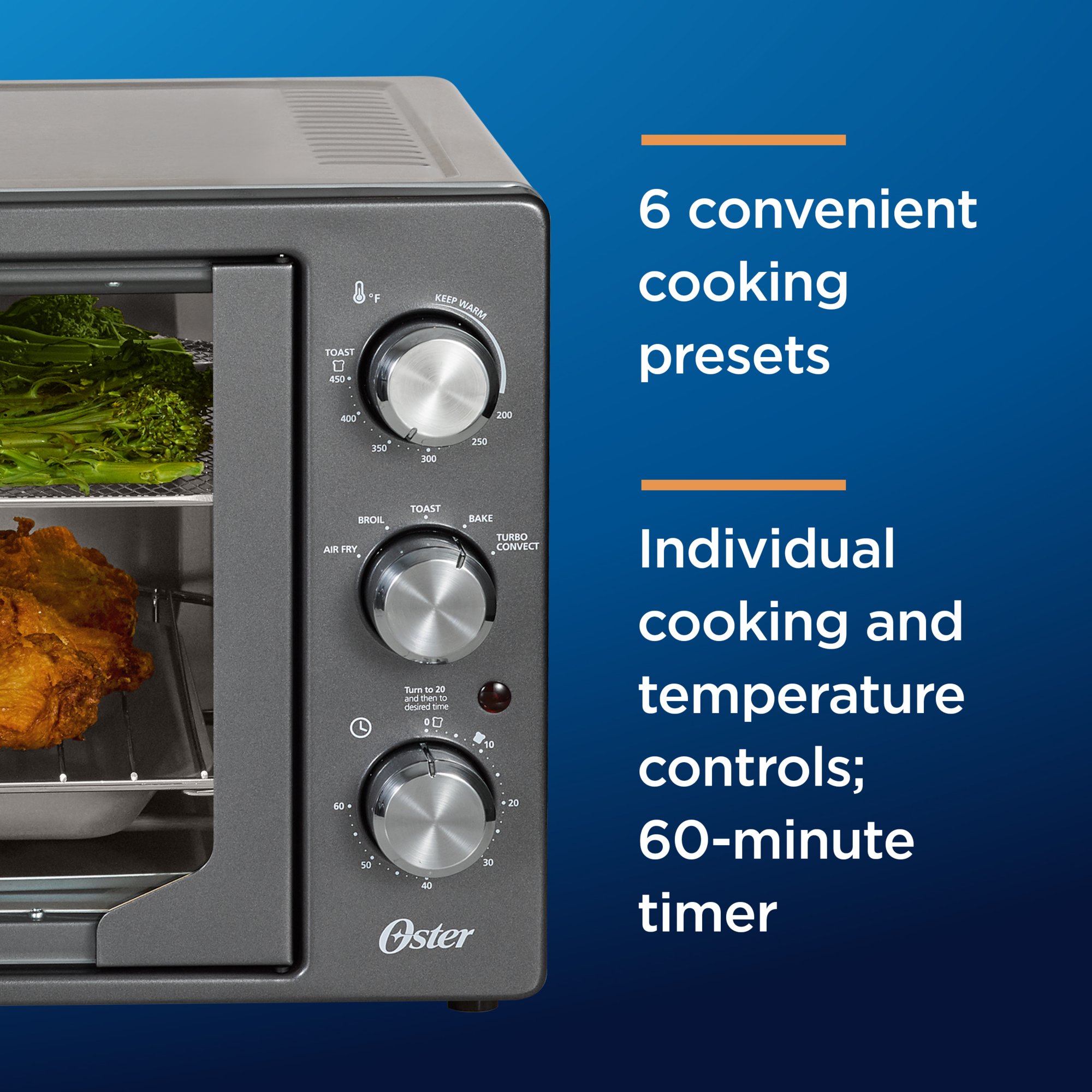 Oster XL 11-in-1 Digital French Door Air Fry & Grill Convection Oven