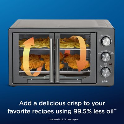 Oster French Door Oven with Convection Metallic  - Best Buy