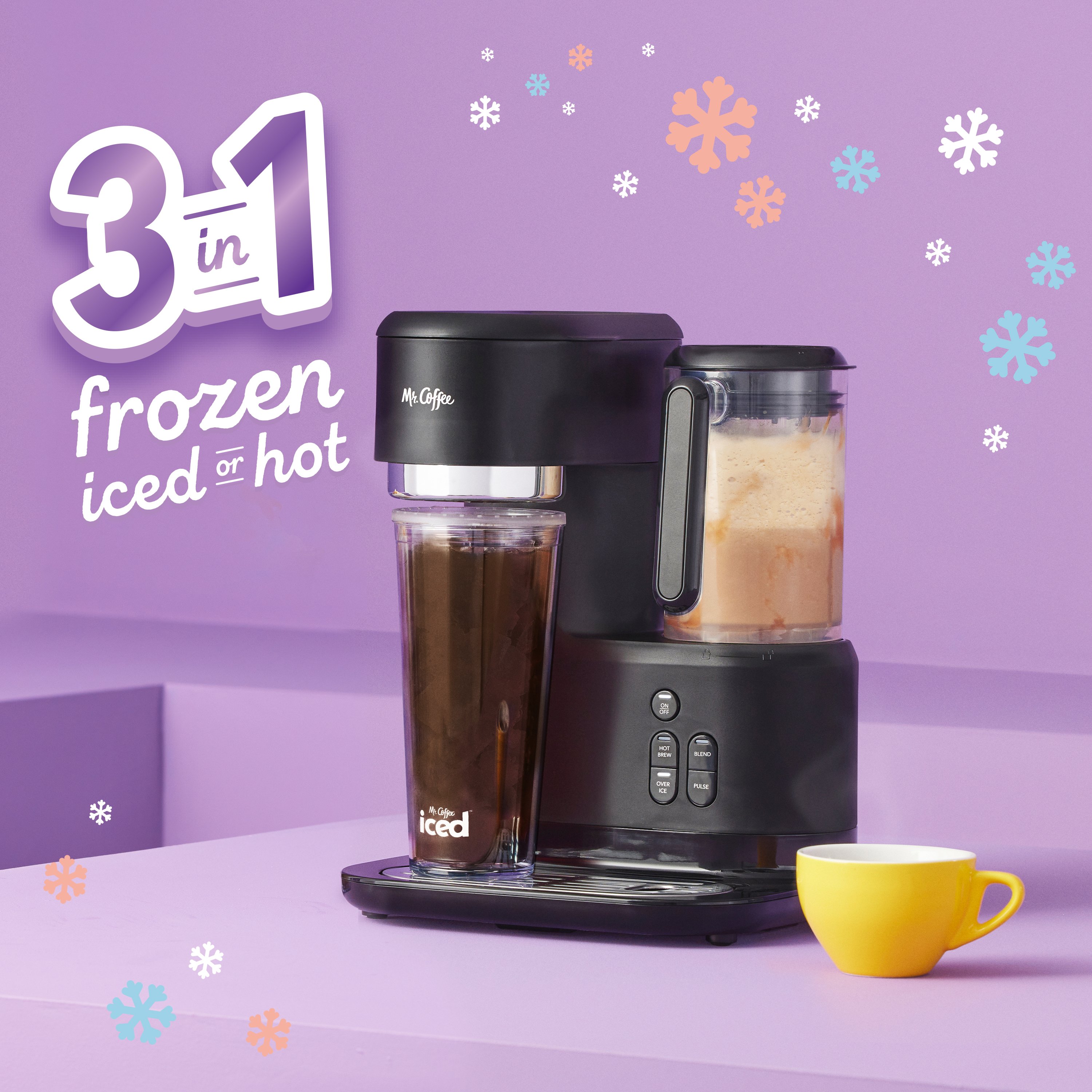 Mr. Coffee® Single-Serve Frappe™, Iced, and Hot Coffee Maker and