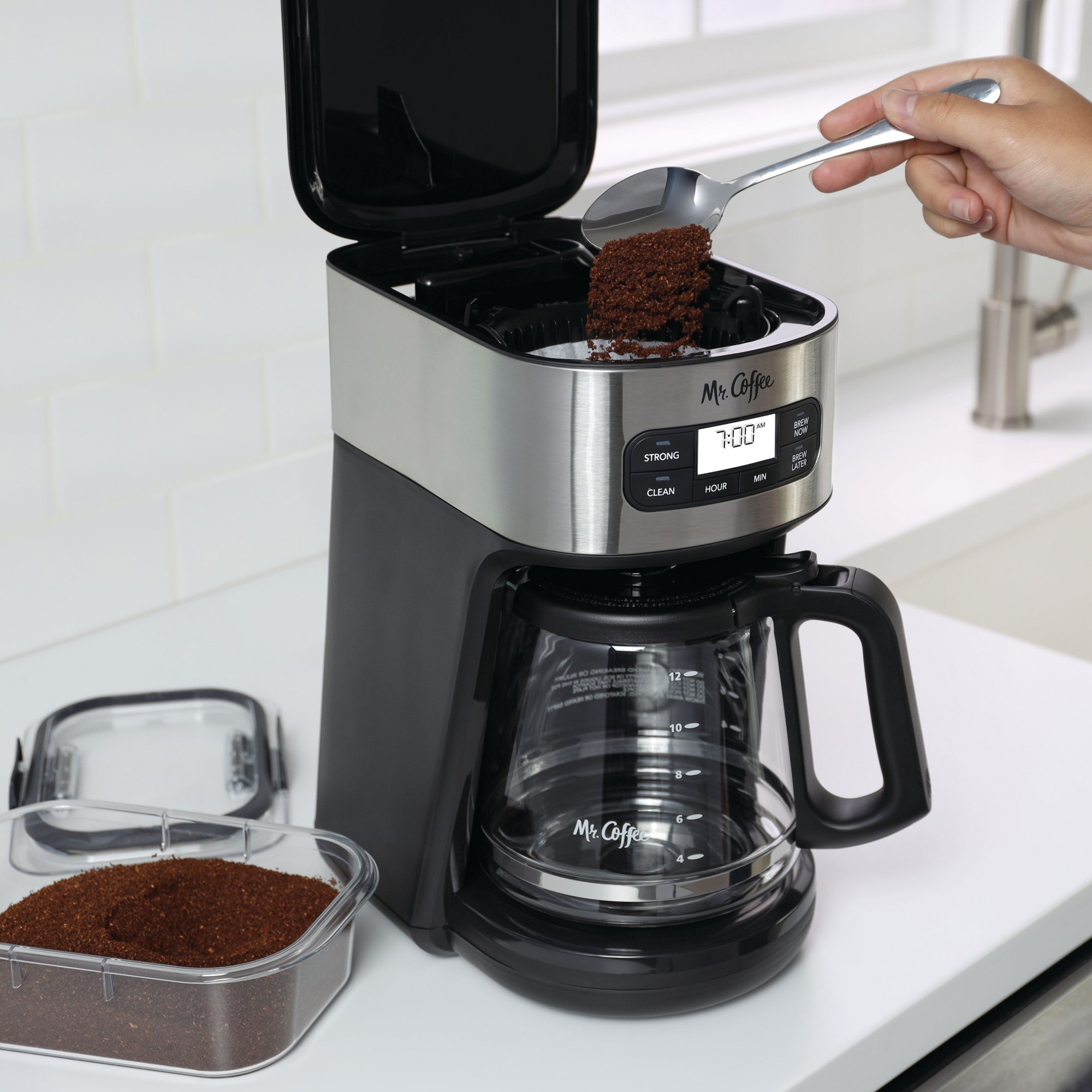 Mr. Coffee Programmable Coffee Maker Machine 12-Cup,Rapid Brew,Auto Shut-Off  NEW