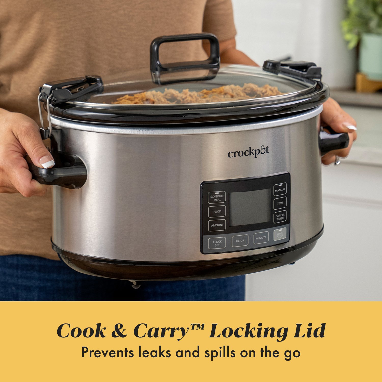 Crockpot 7Qt MyTime Cook and Carry Quick Review and Unboxing 