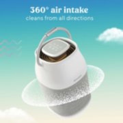 Air purifier with 360 degree air intake to clean from all directions image number 2