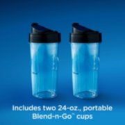 includes 2 24 ounce portable blend n go cups image number 6