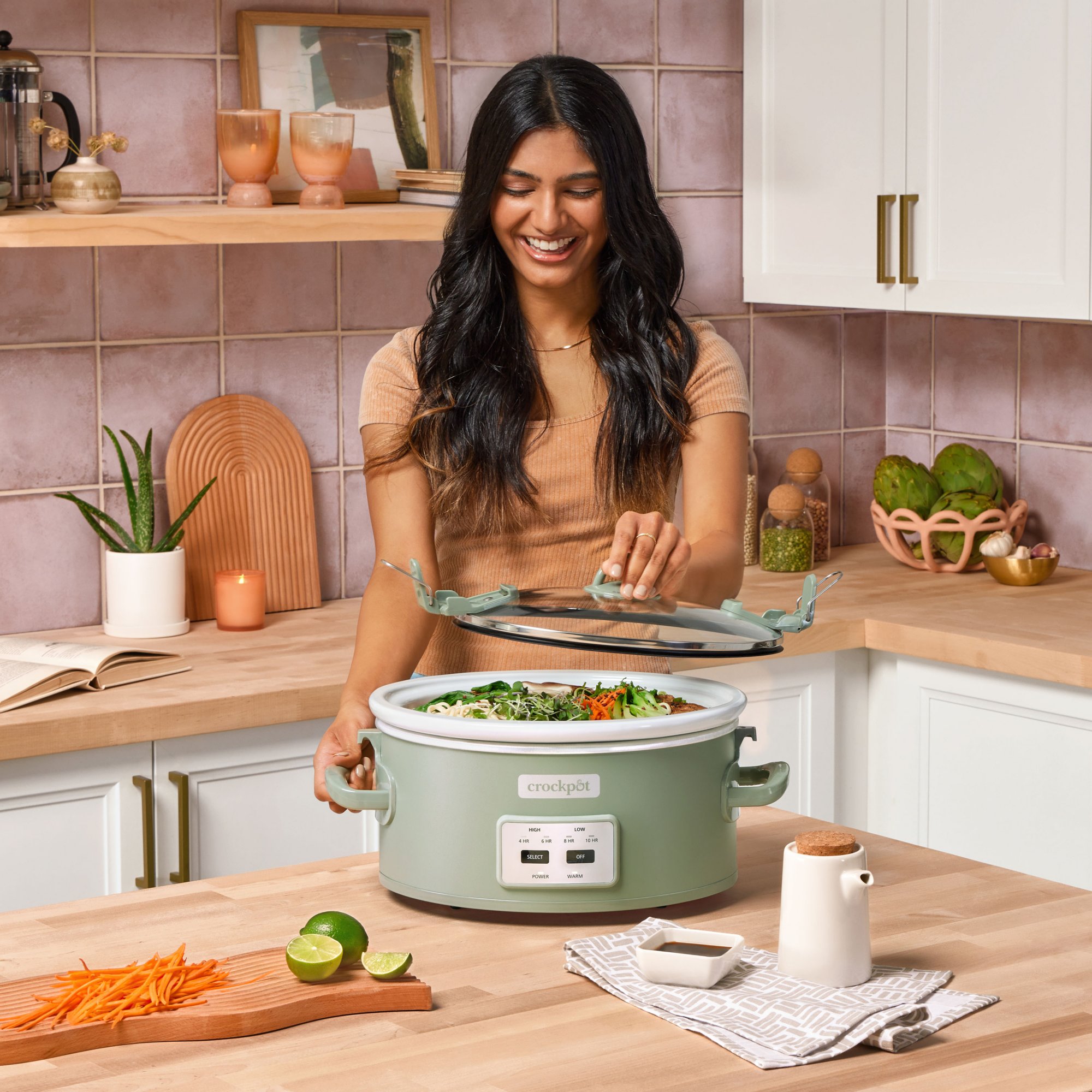 Crock-Pot - Cook & Carry Programmable 6-Quart Slow Cooker - Matte