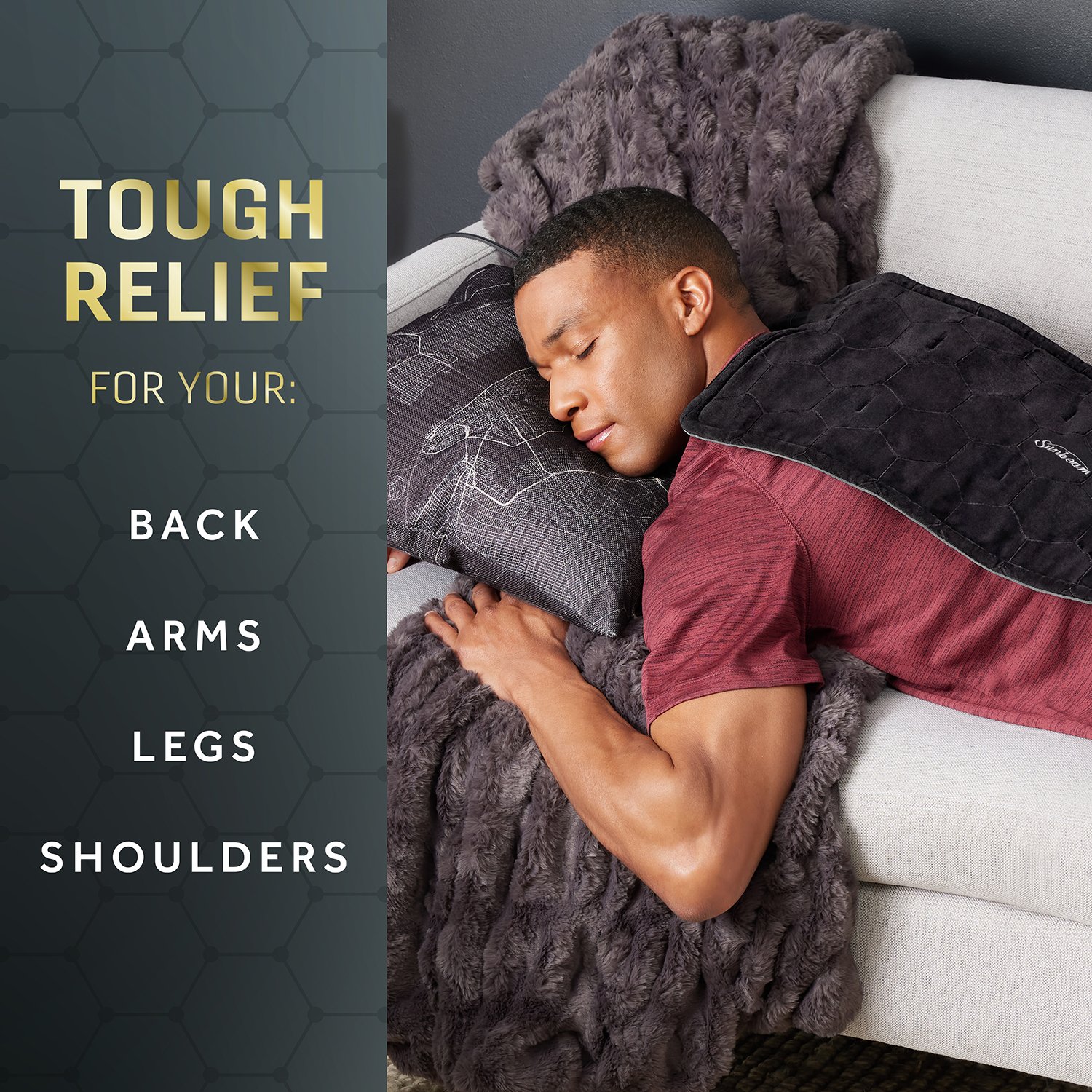 Sunbeam weighted blanket top