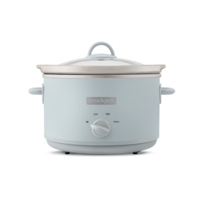 Crock-Pot® Manual Design Series 4.5 Quart Slow Cooker, Macaroon Blue