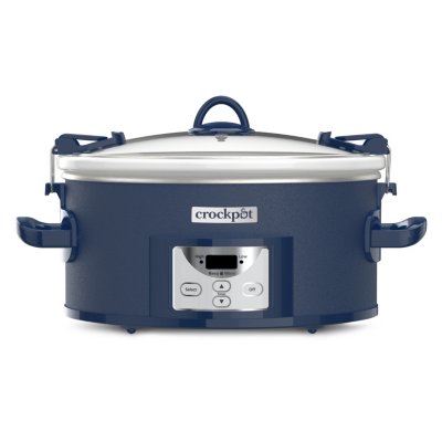 Crock-Pot® Design Series 7-Quart Cook & Carry Slow Cooker, Poseidon | Programmable Slow Cooker with Locking Lid