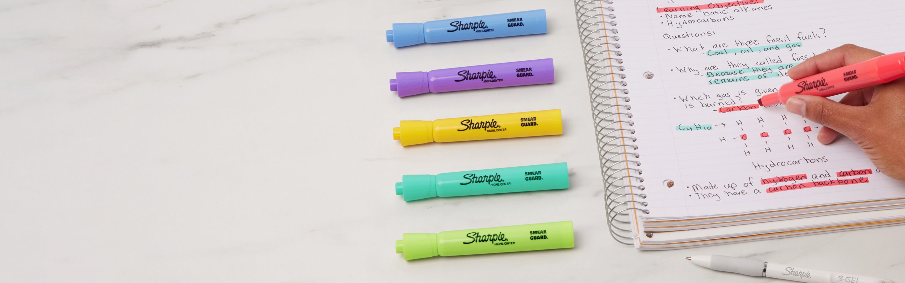 assorted highlighters