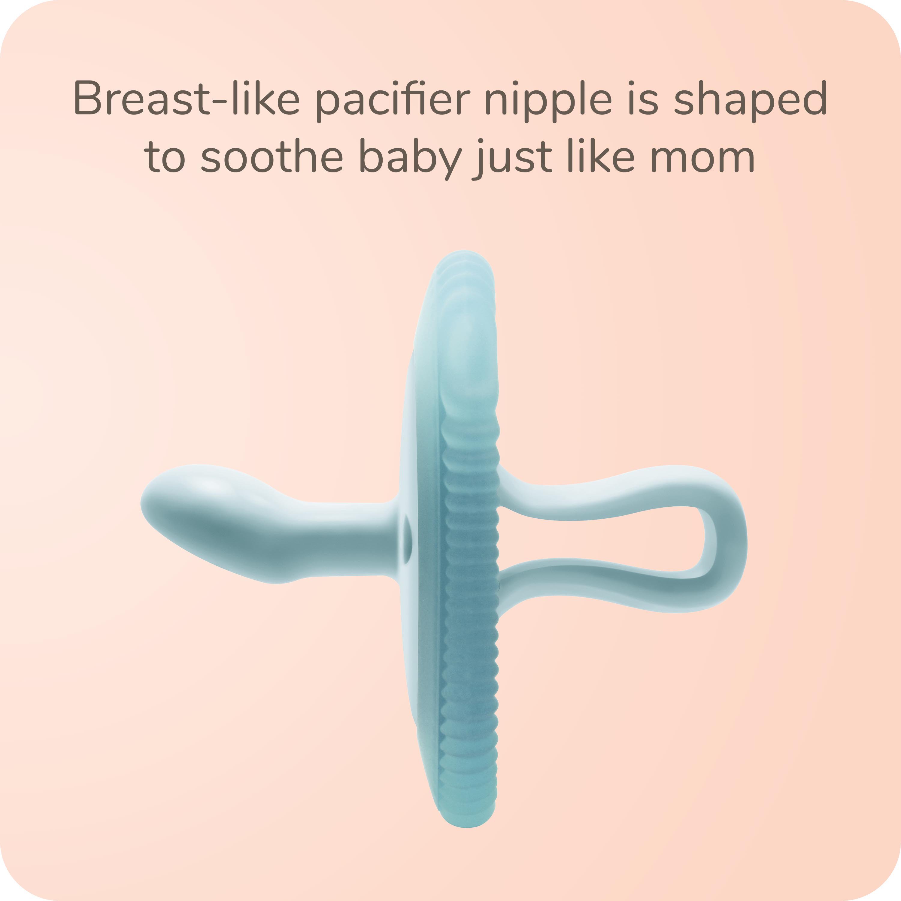 Comfy Duet Soother 2-in-1 Pacifier and Teether, 0-12 months