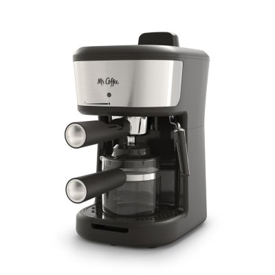 Mr. Coffee&reg; 4-Shot Steam Espresso, Cappuccino, and Latte Maker