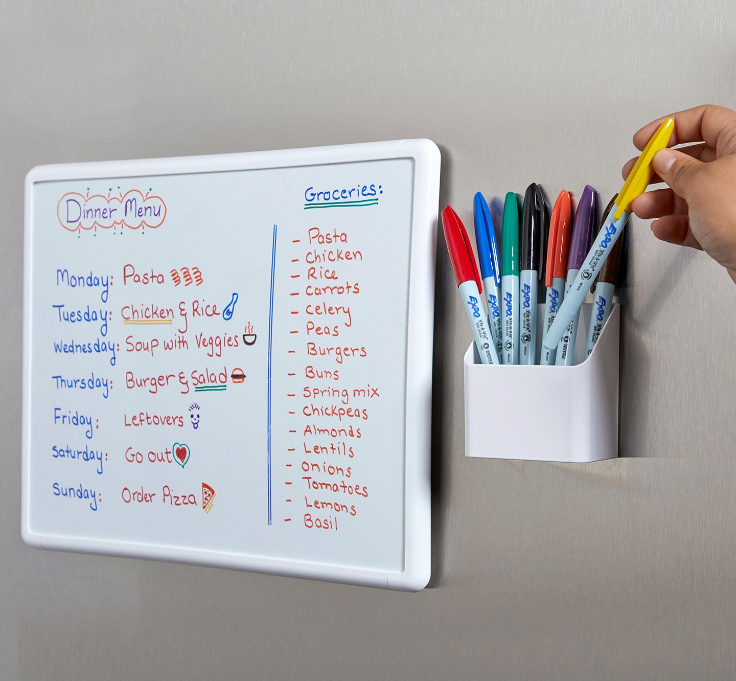 Magnetic Write & Wipe Markers with Eraser Caps at Lakeshore Learning