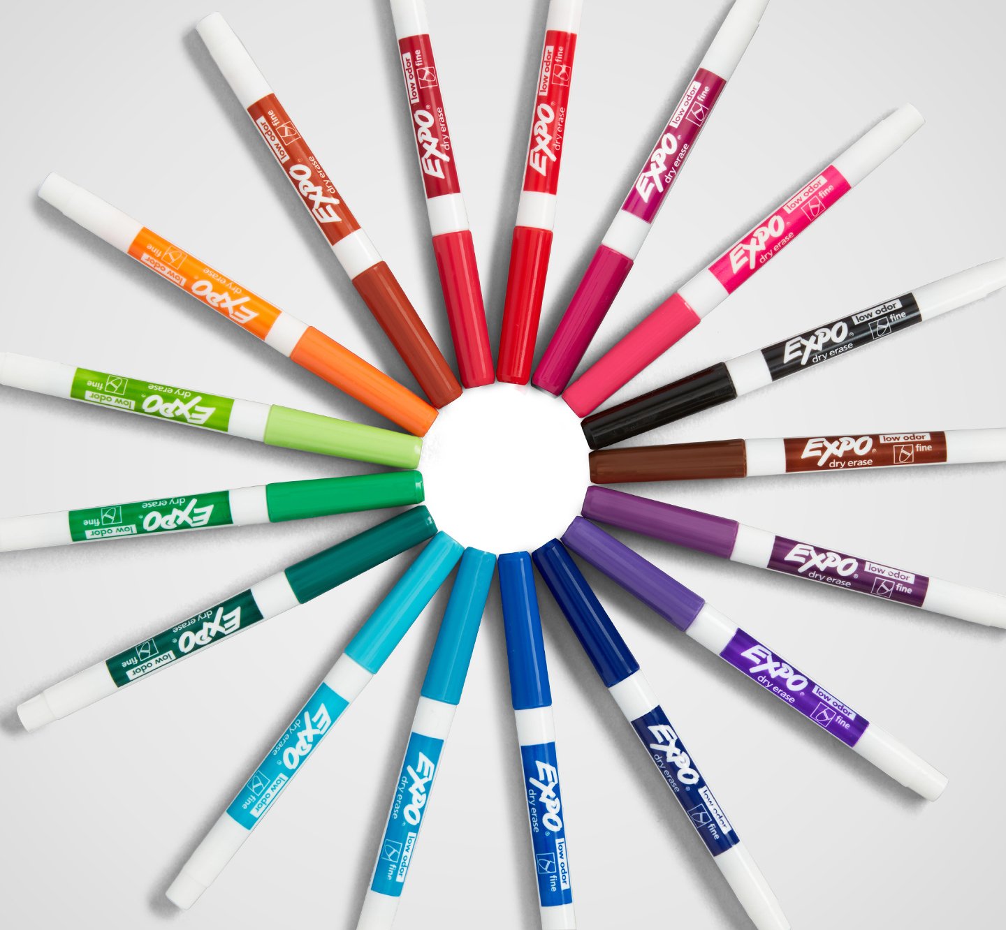 Expo® Fine Tip Markers Now in 17 Vibrants Colors!