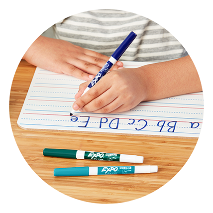 dry erase markers info tile