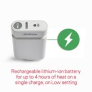 rechargable lithium ion battery for up to 4 hours of heat on a single charge on low setting image number 2