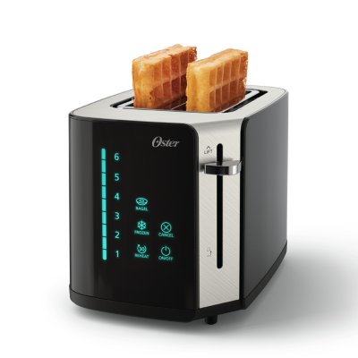 Oster TSSTTRGM2L Black Stainless Toaster, 