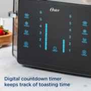 toaster with digital countdown timer keeps track of toasting time image number 3