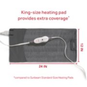 king-size heating pad provides extra coverage image number 2